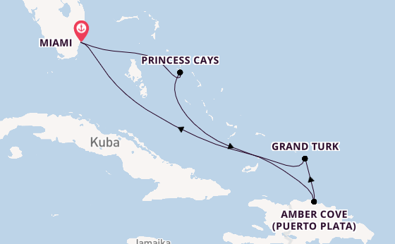 Karibik ab Miami auf der Regal Princess