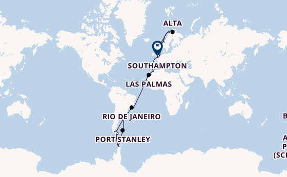 Transatlantic from Buenos Aires, Argentina with the Majestic Princess