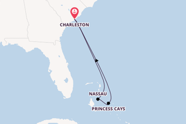 Cruise met Carnival Cruise Line naar Princess Cays