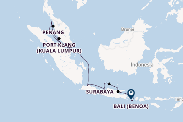 Southeast Asia from Singapore, Singapore with the Seven Seas Explorer