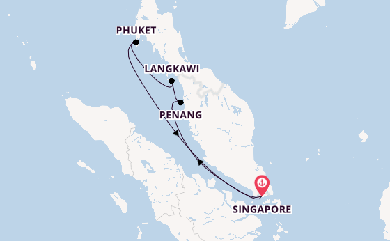 South East Asia from Australia with the Navigator of the Seas 