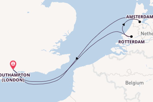 Sailing from Southampton (London) with the Borealis