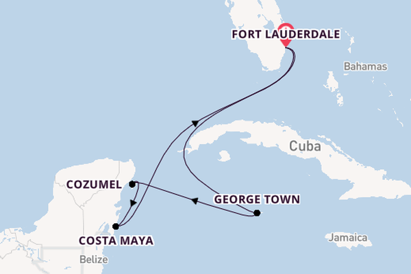 Westelijke Caraïben vanaf Fort Lauderdale, Verenigde Staten met de Celebrity Beyond