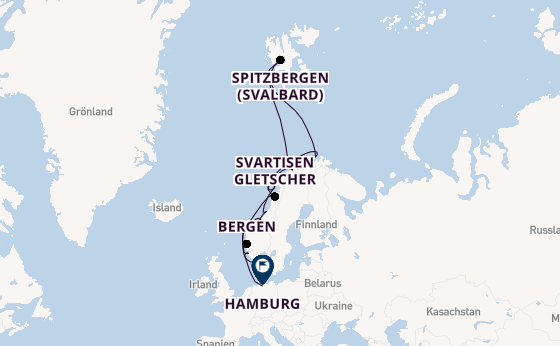 Norwegen ab Kiel, Deutschland auf der EUROPA 2