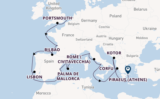 Mediterranean from Rotterdam, Netherlands with the Rotterdam
