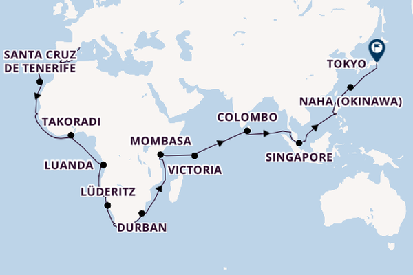 Africa from Barcelona, Spain with the Viking Neptune