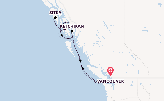 Alaska & West Canada from Vancouver, Canada with the Luminara