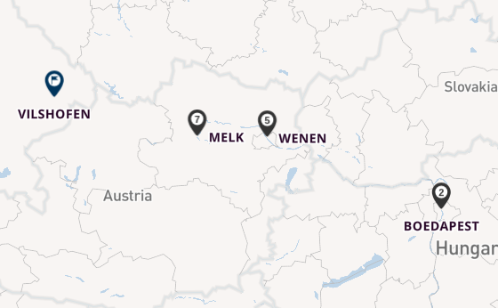Donau vanaf Boedapest, Hongarije met de Celebrity Compass