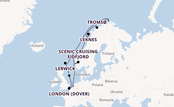 Norway from Australia with the Nieuw Statendam
