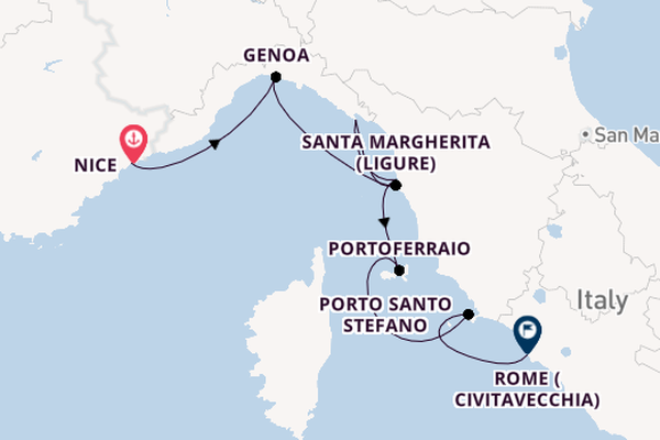 Western Mediterranean from Nice, France with the Azamara Onward