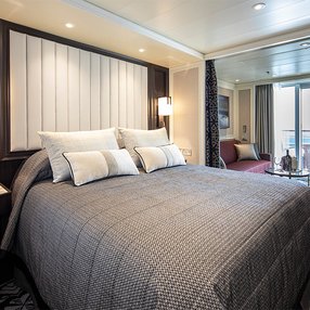 Come aboard the undefined and discover one of 25 cabin categories on a total of 10 decks that can accommodate 732 passengers. Choose your dream cabin and feel at home on board the undefined!