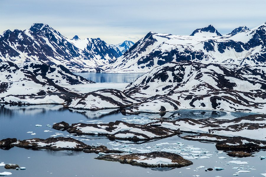 Arctic Ocean from Nuuk, Greenland with the Silver Wind