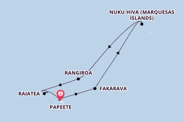 16 Nights Luxury French Polynesian Cruise & Tahiti Pre Stay