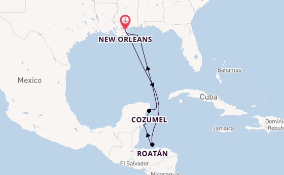 Westelijke Caraïben vanaf New Orleans, Verenigde Staten met de Mariner of the Seas®