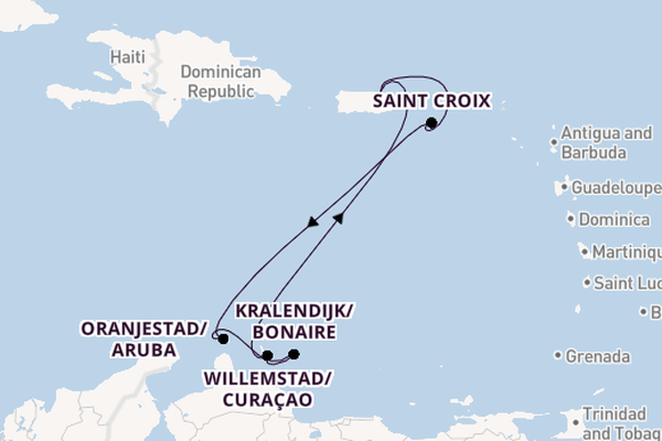 Caribbean from San Juan, Puerto Rico with the Rhapsody of the Seas