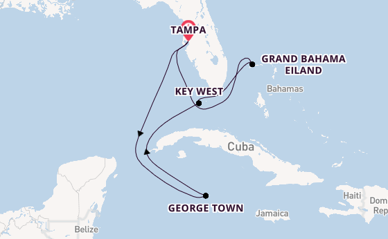 Caribbean vanaf Tampa, Verenigde Staten met de Celebrity Constellation