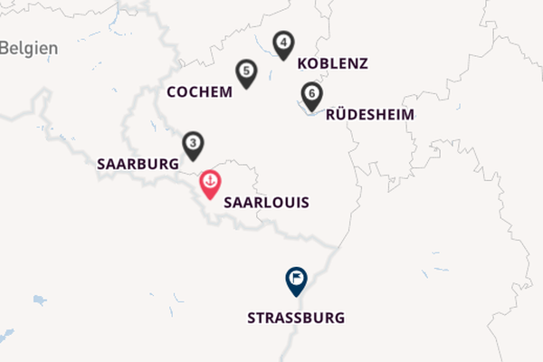 Saar ab Saarlouis, Deutschland auf der MS Leonardo da Vinci