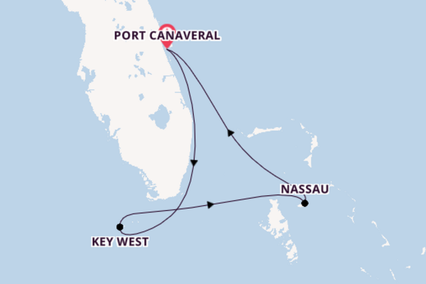 8daagse reis naar Port Canaveral