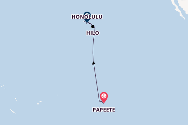 Polynesia from Papeete, Tahiti, French Polynesia with the Norwegian Spirit 