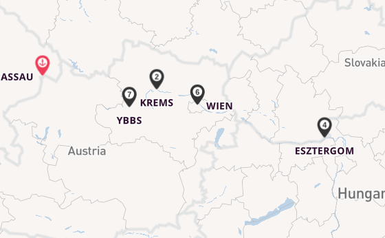 Donau vanaf Passau, Duitsland met de BOLERO