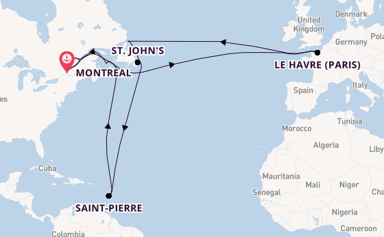 Transatlantic from Montreal, Canada with the Seabourn Ovation 