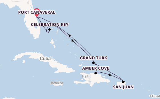 Caribbean from Port Canaveral, Florida with the Star Princess