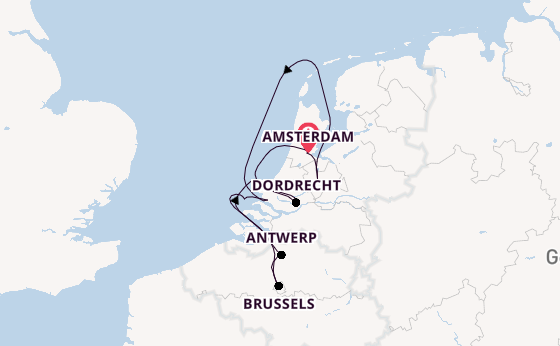 Benelux from Amsterdam, Netherlands with the AmaStella