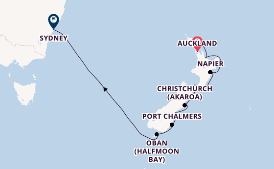 New Zealand from Auckland, New Zealand with the Seabourn Quest