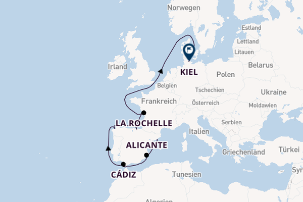 MSC Euribia - Mediterran starten & nordisch ankommen