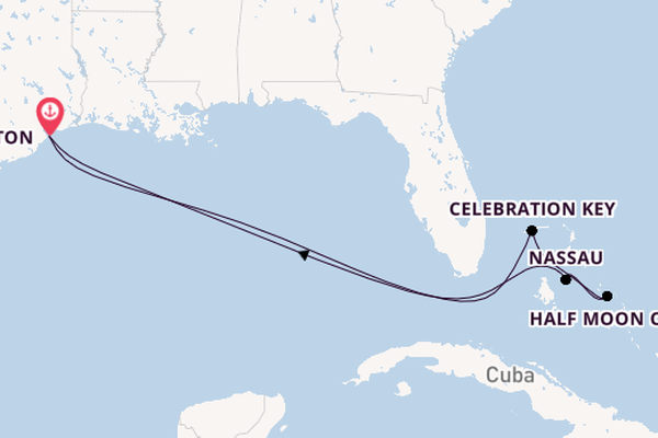 Caribbean vanaf Galveston, Verenigde Staten met de Carnival Dream