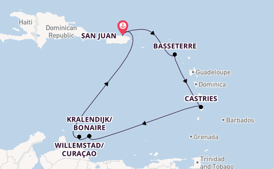 Caribbean from San Juan, Puerto Rico with the Norwegian Viva
