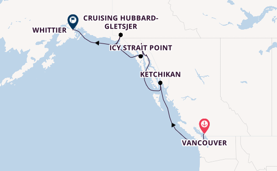 Alaska vanaf Vancouver, Canada met de Seven Seas Explorer