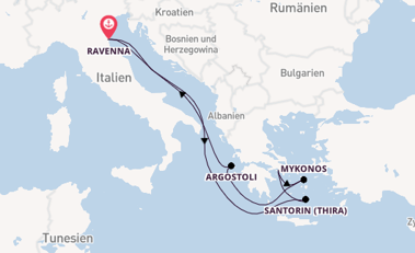 Mittelmeer ab Ravenna, Italien auf der Explorer of the Seas