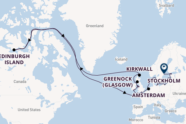 Transatlantic from Southampton, England with the Seven Seas Voyager