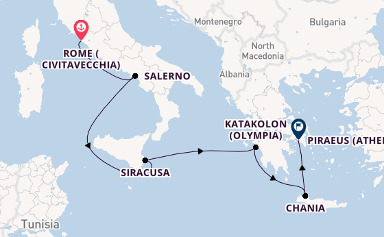 Luxury Italy & Greece with Rome Stay