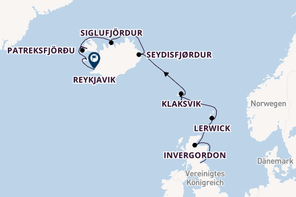Schottland ab Leith (Edinburgh), Schottland auf der Seabourn Venture