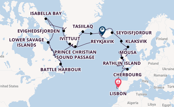 Transatlantic from Lisbon, Portugal with the Seabourn Venture
