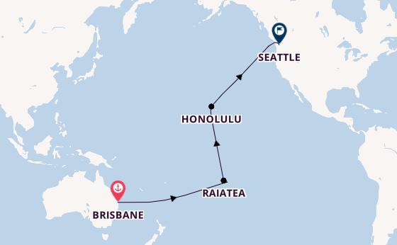 Transpacific from Brisbane, Australia with the Quantum of the Seas