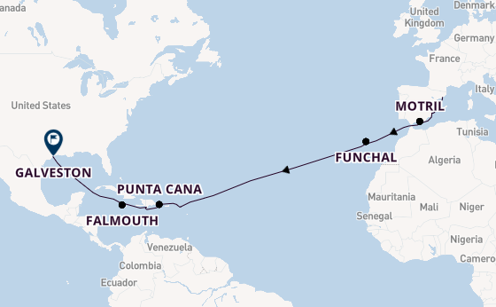 trans-Atlantisch vanaf Nederland met de Norwegian Viva