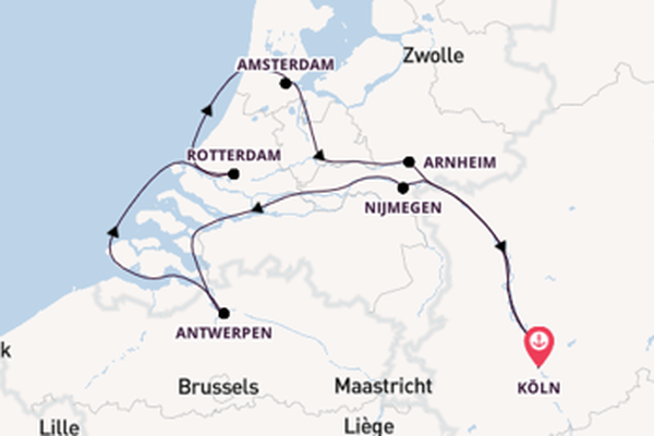 Rhein ab Köln, Deutschland auf der RHEIN SYMPHONIE