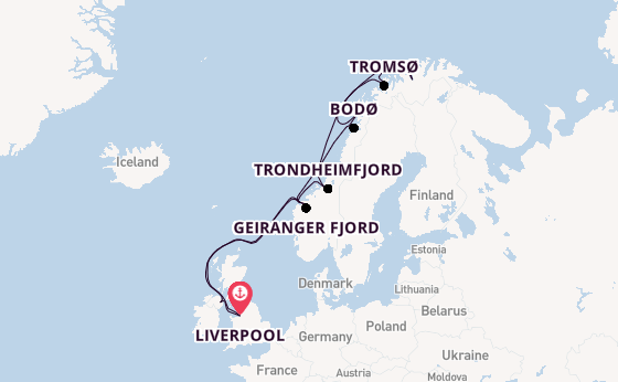 Expedition with Ambassador Cruise Line from Liverpool