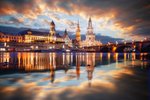 Scenic cruising Elbe-rivier