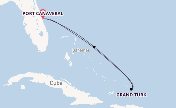 Caribbean from Port Canaveral, Florida with the Adventure of the Seas