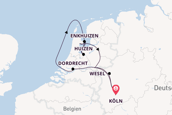 A-ROSA ALEA - Ijsselmeer - der größte See der Niederlande