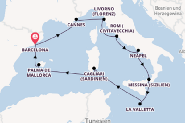 Norwegian Escape – Barcelona und das Westliche Mittelmeer