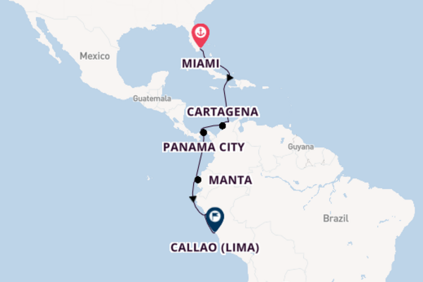 All Inclusive USA to Peru with Panama Canal Transit