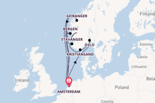 Cruise met Holland America Line naar het fenomenale Amsterdam