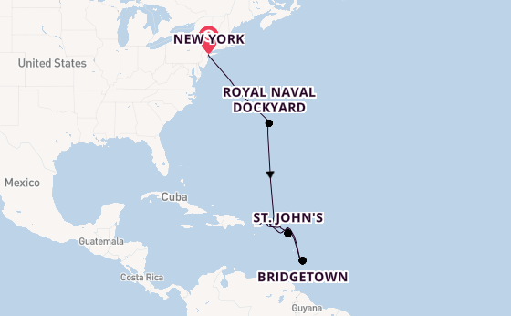 Caribbean from New York, USA with the Norwegian Prima
