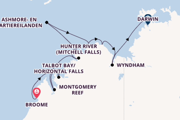 11daagse cruise naar Ashmore- en Cartiereilanden