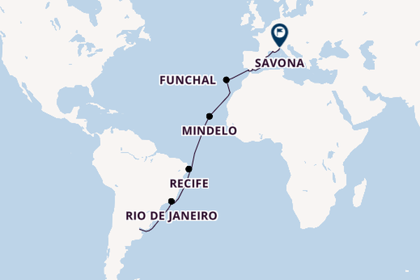 Costa Serena - Südamerika trifft Europa